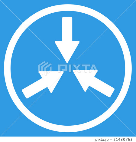 Collide Arrows Rounded Iconのイラスト素材 [21430763] - PIXTA