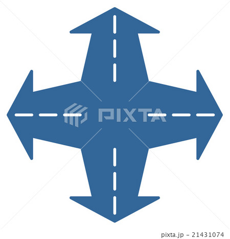 Intersection Directions Icon Intersection Directions Icon 21431074