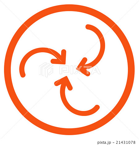 Whirl Arrows Rounded Icon 21431078