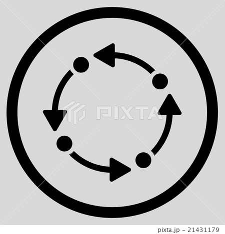 Rotate Flat Icon 21431179