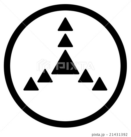 Direction Triangles Rounded Icon Direction Triangles Rounded Icon 21431392
