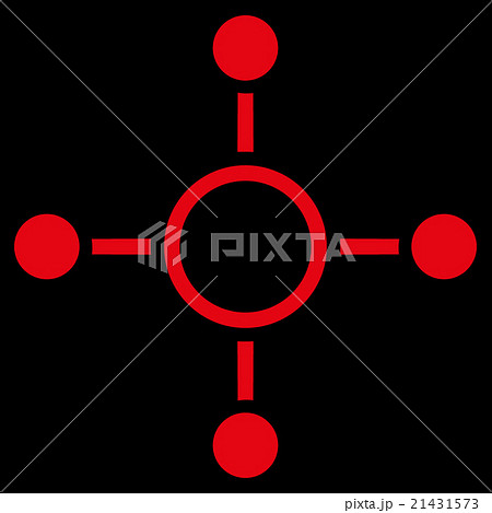 Radial Structure Icon Radial Structure Icon 21431573