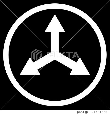 Triple Arrows Rounded Icon 21431676