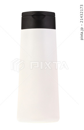 plastic bottles of body care and beauty products 21432173