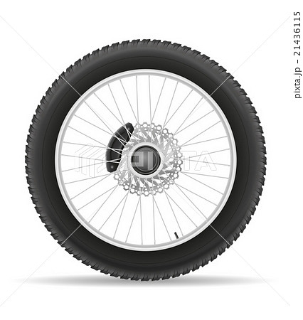 motorcycle wheel tire from the disk vector 21436115