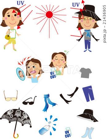 紫外線対策 21436905