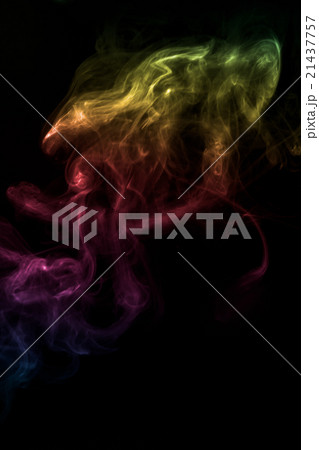 Smoke-shaped Monster,black background Smoke-shaped Monster,black background 21437757