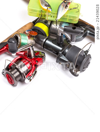 frame from different fishing tackles 21439028