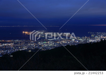 神戸摩耶山からの夜景・日本三大夜景 神戸摩耶山からの夜景・日本三大夜景 21442253