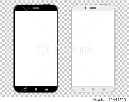 Smartphone Black White Stock Illustration