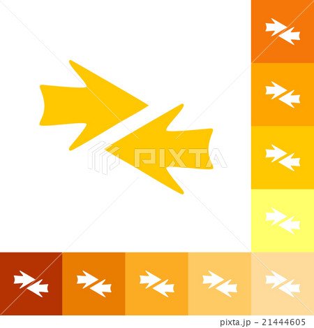 Flat arrow icons business theme 21444605