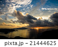 三方五湖の夕日 21444625