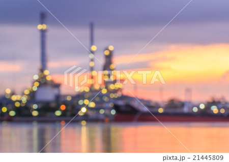 Blurred Oil refinery Blurred Oil refinery 21445809