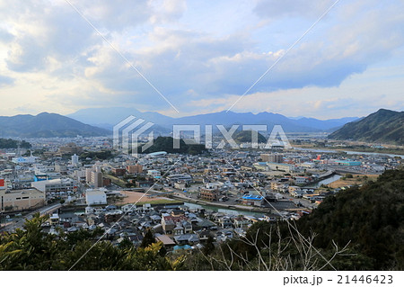 町並み　　　日南市津の峯から 21446423