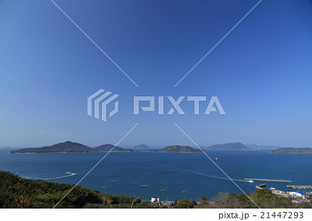 香川県の粟島、佐栁島、高見島、志々島と詫間湾、須田港 21447293
