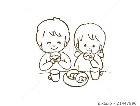 子どもの日 かしわもち イラストのイラスト素材