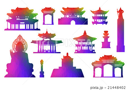 Korea Travel Icon Set. 21448402