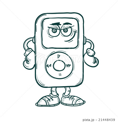 Cartoon Music player 21448439