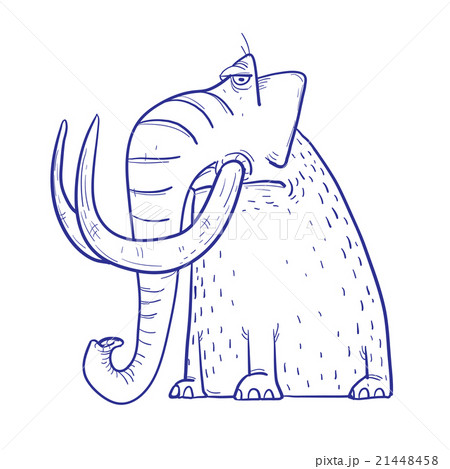 Cartoon funny Mammoth 21448458