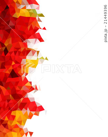 Red triangle pattern with white space background 21449396