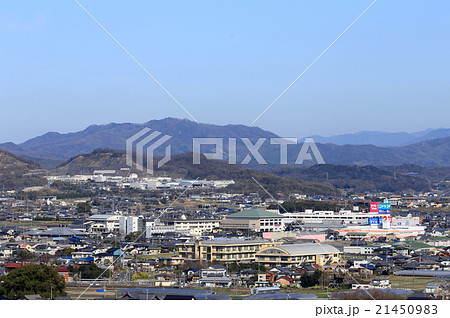 香川県三豊市豊中町、陣山工業団地と三豊市役所豊中庁舎（豊中支所）付近 21450983