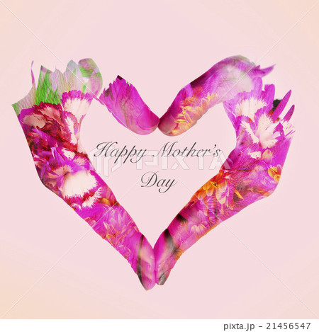 heart and text happy mother day on pink background heart and text happy mother day on pink background 21456547