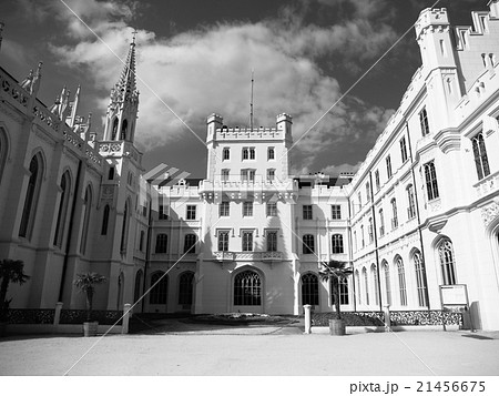 Courtyard of Lednice Chateau Courtyard of Lednice Chateau 21456675