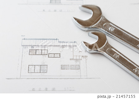 リフォーム　リノベーションイメージ　白バック 21457155