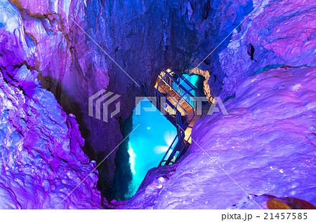 龍泉洞(岩手県の風景) 龍泉洞(岩手県の風景) 21457585