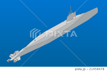 Submarine isometric flat vector illustration Submarine isometric flat vector illustration 21458478