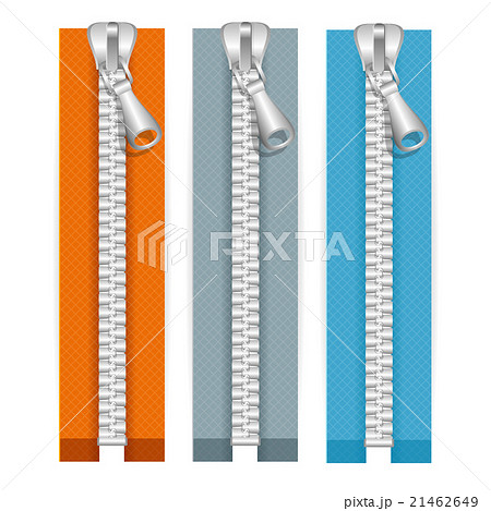 Clothes Zip Set. Vector 21462649