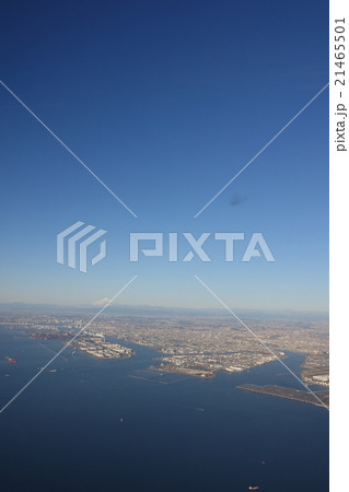 東京湾と春の富士山 東京湾と春の富士山 21465501