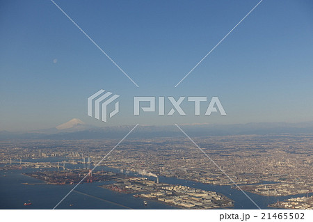 東京湾と春の富士山 東京湾と春の富士山 21465502