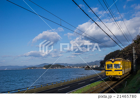 一畑電車と宍道湖 一畑電車と宍道湖 21465780