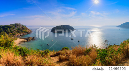 Panorama viewpoint andaman sea in Phuket 21466303