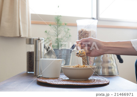 シリアルで朝食 21466971