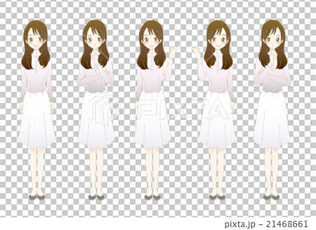 オフィスレディ　イラスト 21468661