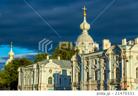 Smolny Cathedral in Saint Petersburg - Russia 21470331