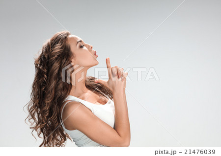 The portrait of violent and militant woman 21476039