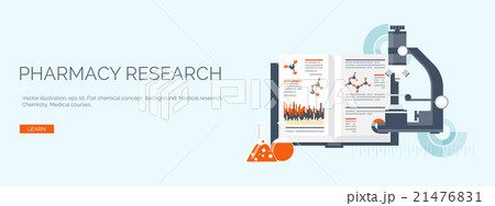 Vector illustration. Flat medical backgrounds set 21476831