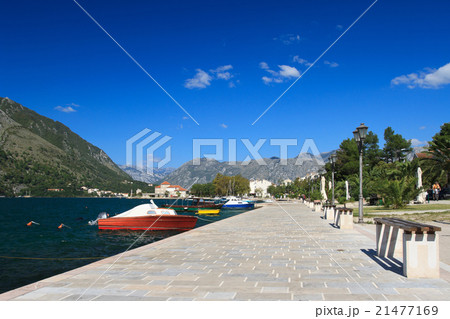 Embankment in the town of Kotor, Montenegro 21477169