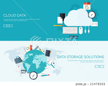 Vector illustration. Flat cloud computing Vector illustration. Flat cloud computing 21478303