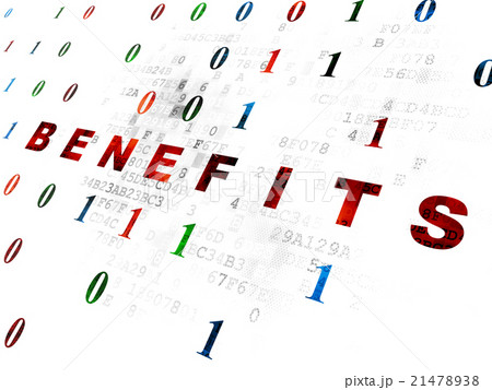 Business concept: Benefits on Digital background 21478938