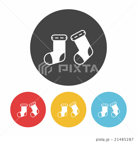 Baby socks icon, outline style - Stock Illustration [26299360] - PIXTA