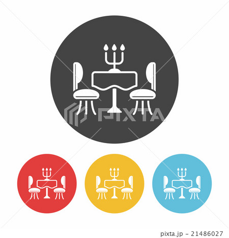 dinner table icon 21486027