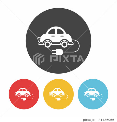 Environmental protection concept green car icon Environmental protection concept green car icon 21486066