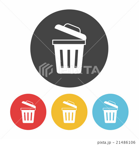 garbage can icon 21486106