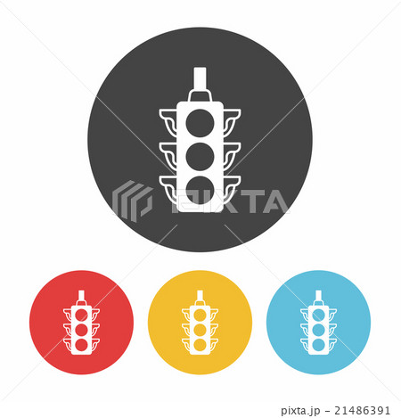 Traffic lights icon 21486391