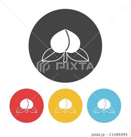 fruits peach icon fruits peach icon 21486995