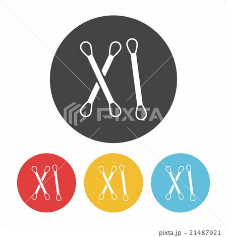 Cotton swabs icon 21487921